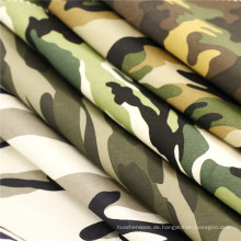 146Cm 20X16 + 70D / 156X48 254Gsm 100% Baumwolle Strech Twill Top Design gedruckt Stoff Baumwolle Camouflage Printing Fabri